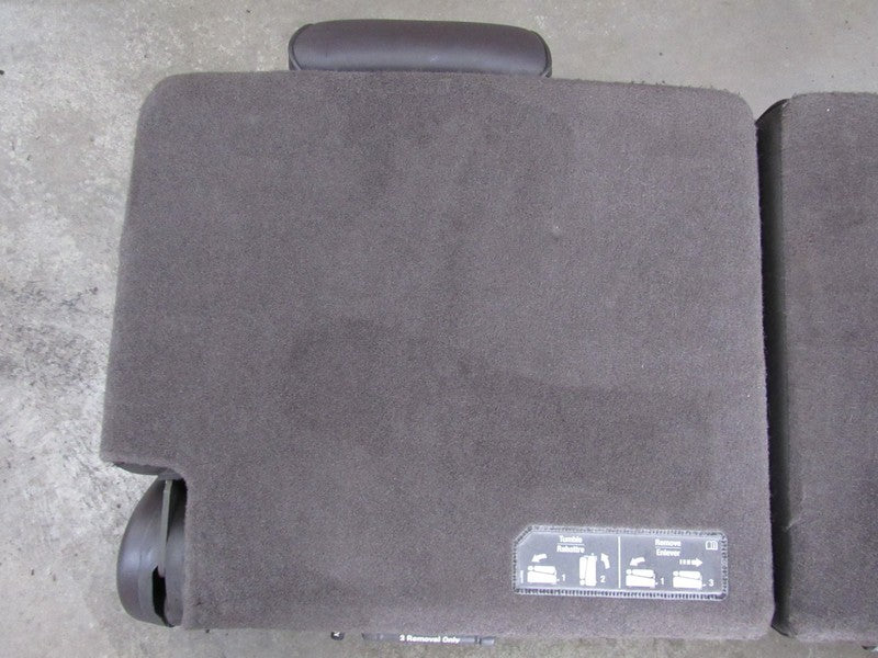 08-14 Cadillac Escalade Platinum Cocoa Brown Leather Third 3rd Row Sea