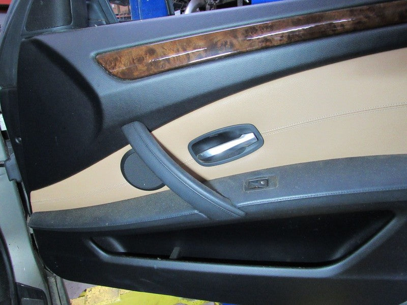08-10 BMW 528 535 550 Right RH Passenger Front Door Trim Panel Natrual