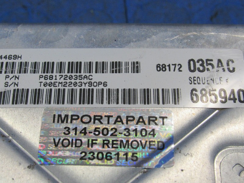 PROGRAMMED PLUG & PLAY 14 Dodge Durango 3.6L V6 2WD ECU 68172035AC 035