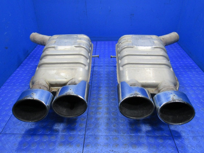 05-10 Mercedes-Benz SLK55 AMG R171 M113 Left Right Exhaust Muffler Set