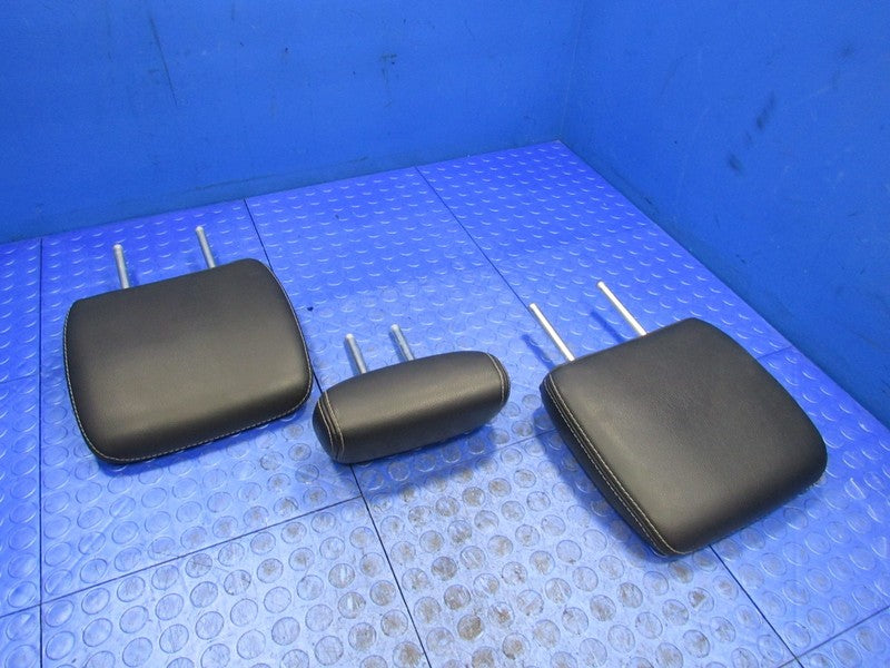 13-18 Ram 1500 Crew Cab Rear 2nd Row Headrests Set Black Leather 6972