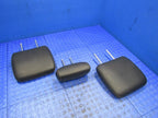 13-18 Ram 1500 Crew Cab Rear 2nd Row Headrests Set Black Leather 6972