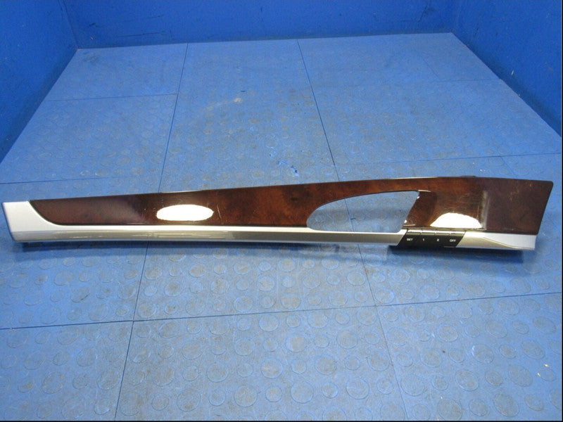 10-16 Porsche Panamera Front Left Inner Door Panel Finish Trim Dark Wa