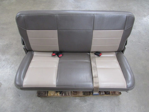 00-05 Ford Excursion Eddie Bauer Leather Rear Third 3rd Row Bench Seat