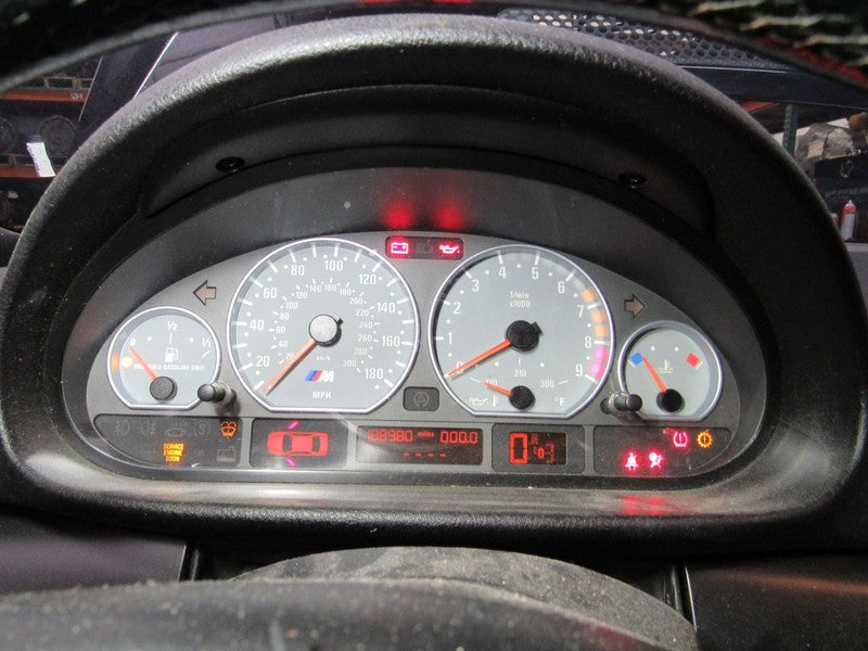 01-06 BMW E46 M3 SMG Instrument Cluster Speedometer Odometer 188980