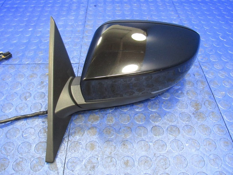 18-21 Maserati Ghibli Left Driver Power Door Mirror Blind Spot Black 3