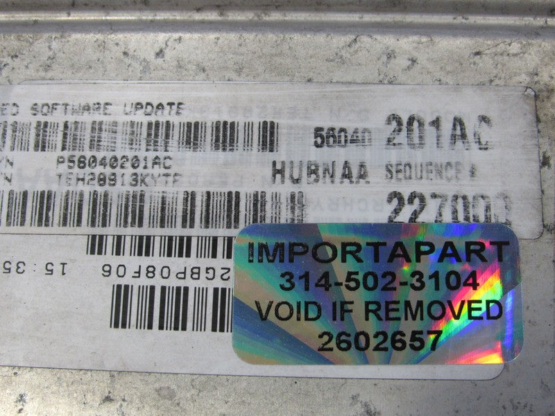 PROGRAMMED PLUG & PLAY 02 Dodge Ram Truck 4.7L AT ECM 56040201AC 201 P
