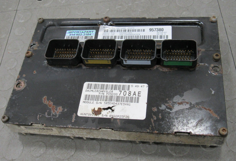 07-08 Sebring Avenger 2.7L ECU ECM PCM Engine Computer 05094156AL 156 