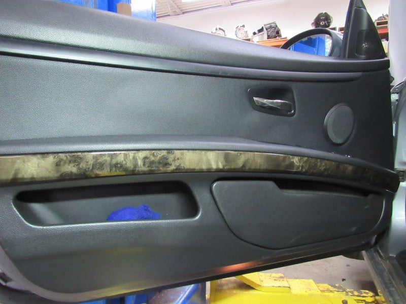 07-13 BMW 335 E92 Left LH Driver Front Door Trim Panel Black TRIM DAMA