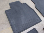07-13 Acura MDX Accessory Black Rubber All Season Floor Mats Set OEM 4
