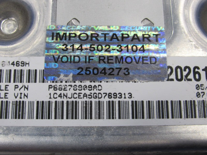 PROGRAMMED PLUG & PLAY 14 Jeep Compass Patriot 2.4 ECM 68276909AD 909 