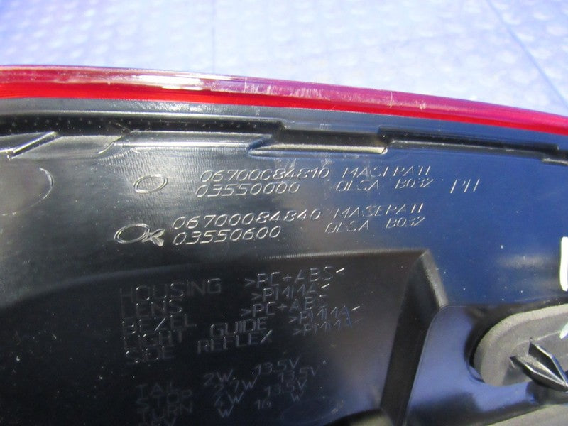 14-20 Maserati Ghibli Right Passenger Side Outer Taillight Tail Light 