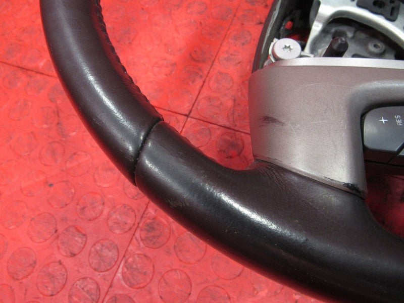 07-14 Silverado Sierra Driver Leather Steering Wheel Cruise Control Eb