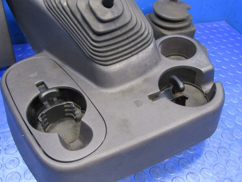 98-01 Dodge Ram Manual 2WD Floor Shifter Boot Console Bezel Cupholder 