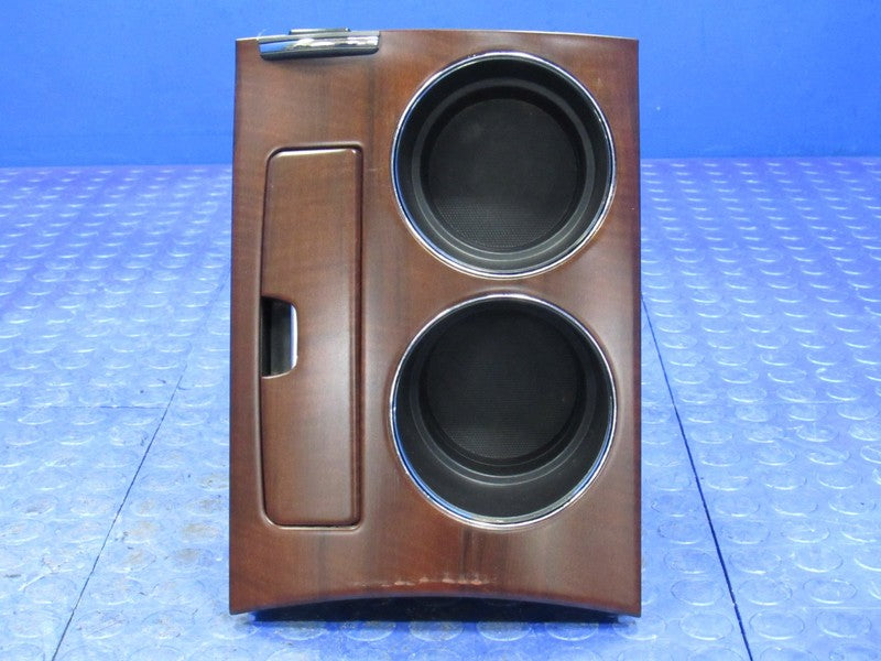 09-12 Toyota Venza Center Console Sliding Cup Holder Matte Woodgrain 5