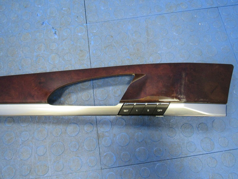 10-16 Porsche Panamera Front Left Inner Door Panel Finish Trim Dark Wa