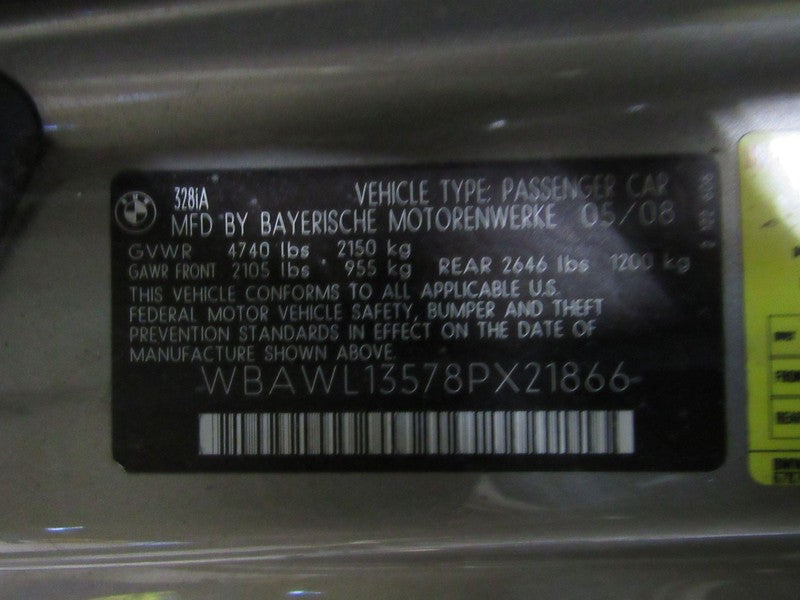 07-13 BMW 328 335 M3 Convertible Left LH Driver Rear Quarter Window Re