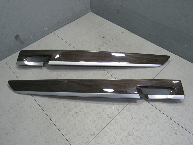 09-15 BMW 7 series F01 Interior Console Door Dash Trim Panel Set Fine 