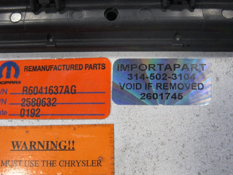 PROGRAMMED PLUG & PLAY 00 Jeep Grand Cherokee 4.0L ECM 56041637AG 637 