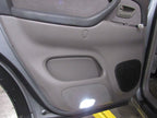 01-04 Toyota Sequoia SR5 Left LH Driver Side Rear Door Trim Panel Gray