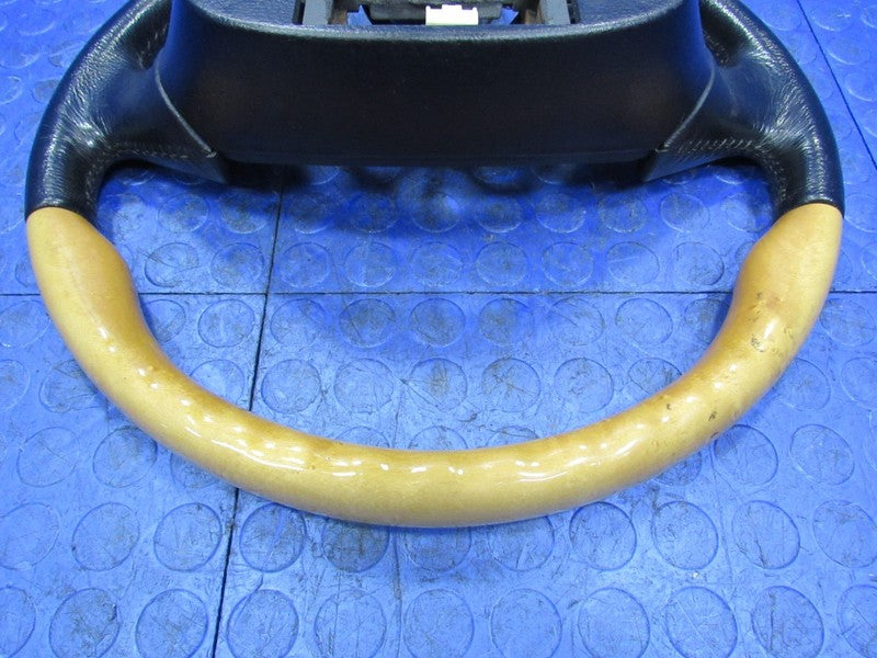 02-05 Lexus SC430 Driver Steering Wheel Wood Grain Black Leather OEM 5