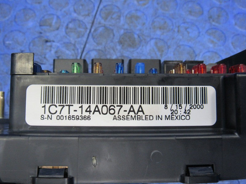 01 Ford Excursion Under-Dash Cabin Fuse Relay Box Block Panel 1C7T-14A