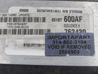 PROGRAMMED PLUG & PLAY 08 Dodge Durango 5.7L ECM 05187600AF 600 PROG 6