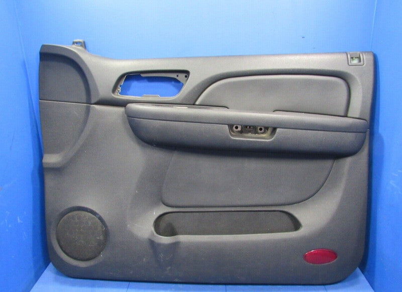 07-09 Yukon Tahoe Suburban Front Right Passenger Door Panel Ebony Blac