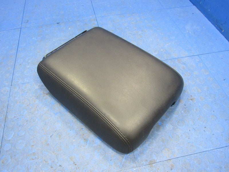 13-17 Infiniti JX35 QX60 Center Console Lid Armrest Arm Rest Black Lea