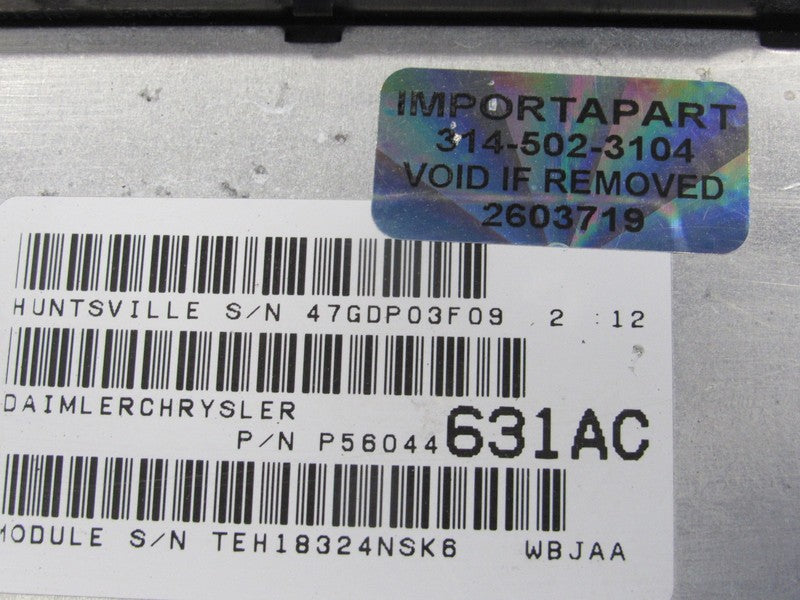 PROGRAMMED PLUG & PLAY 03 Jeep Grand Cherokee 4.7 HO ECM 56044631AC 63