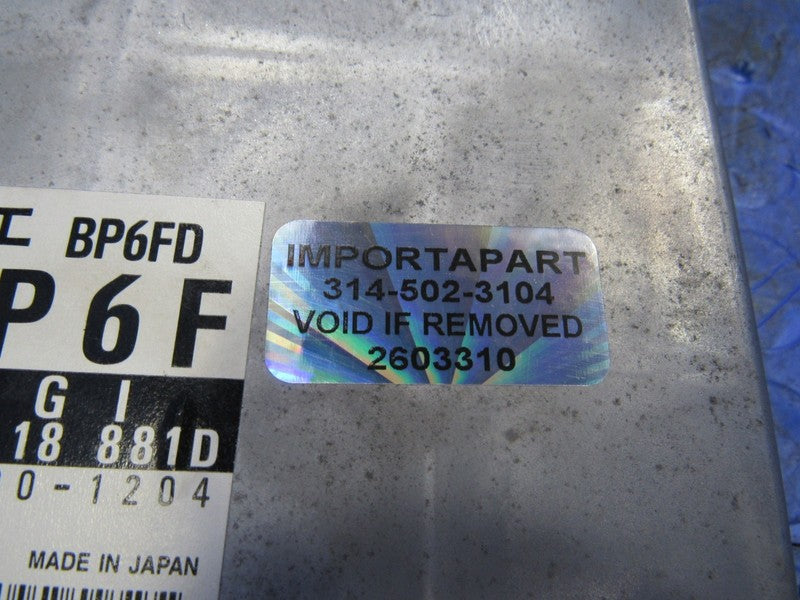 01 Mazda Miata MX5 MT ECU PCM Engine Computer Key Ignition Set BP6F-18