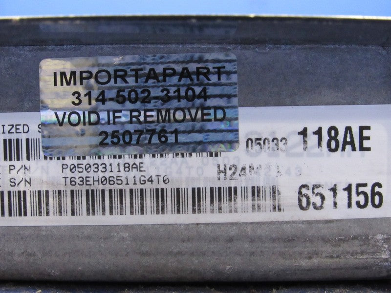 PROGRAMMED PLUG & PLAY 01 Chrysler PT Cruiser 2.4 MT ECM 05033118AE 11