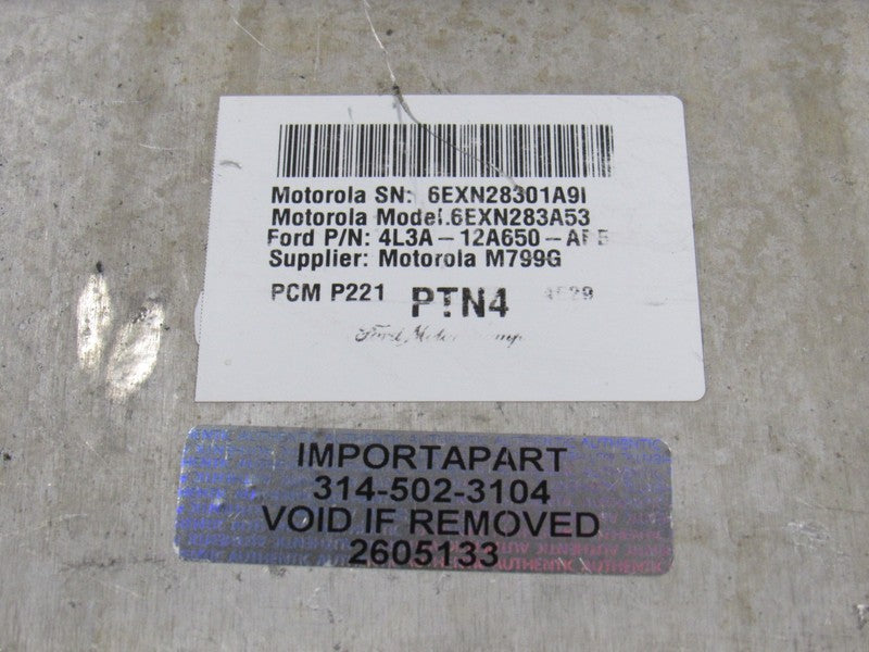 04 Ford F150 5.4L 4x4 ECU ECM PCM Engine Computer PTN4 4L3A-12A650-APE