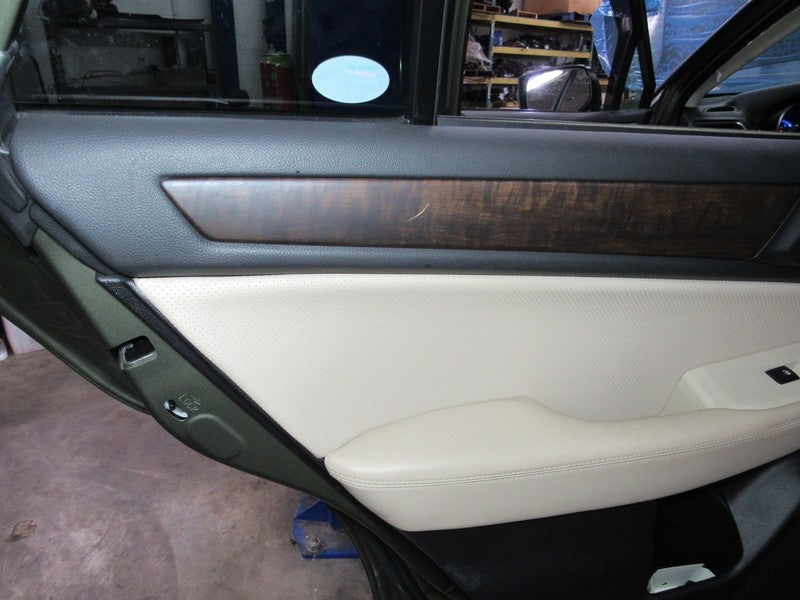 15-16 Outback Left LH Driver Side Rear Door Trim Panel Tan