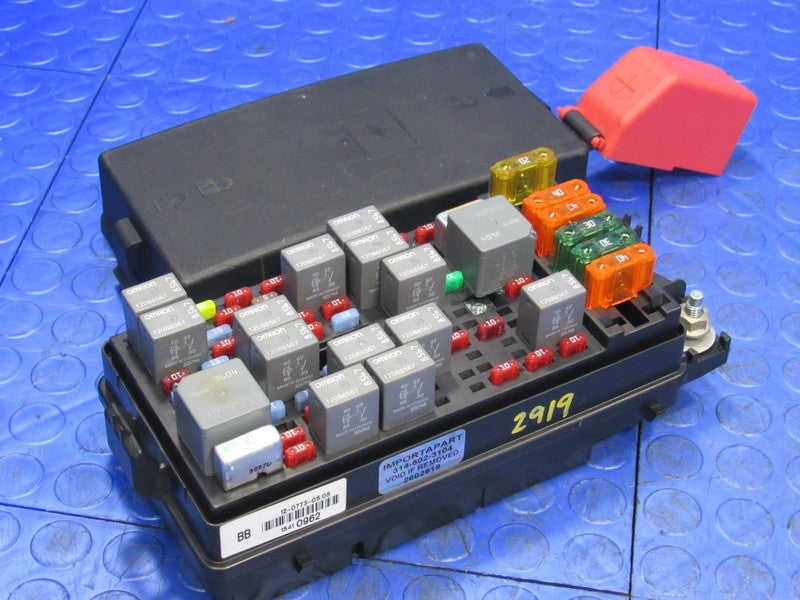 01-03 Cadillac Deville Cabin Under Seat 15410962 Interior Fuse Relay B