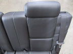 07-14 Tahoe Yukon Suburban Escalade Black Leather Third 3rd Row Seat 4