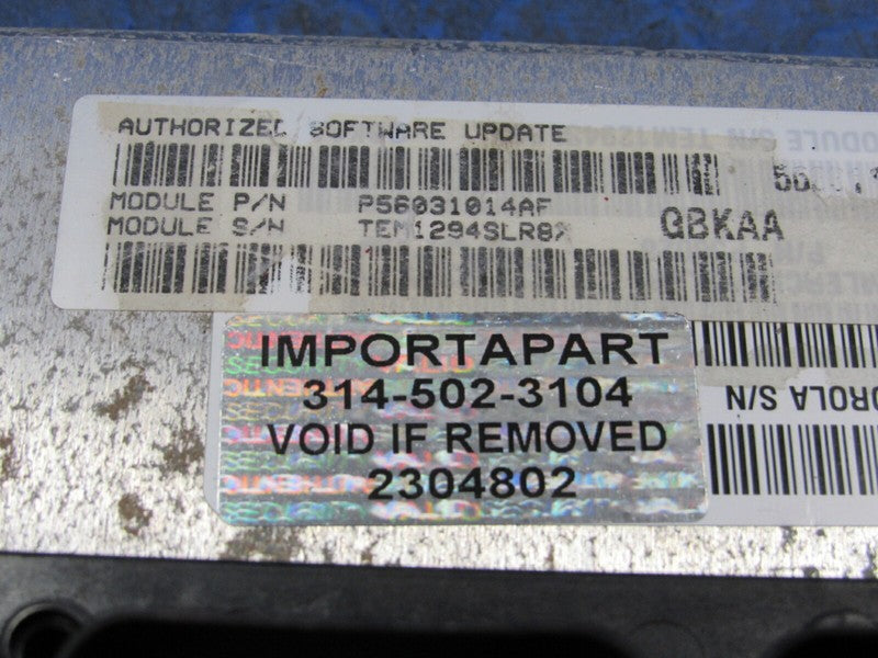 PLUG & PLAY 04 Dodge Dakota 3.7L V6 AT Engine Computer ECU 56031014 PR