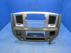 06-08 Dodge Ram Truck Heater Instrument Radio Bezel Dash Trim Vent Gre