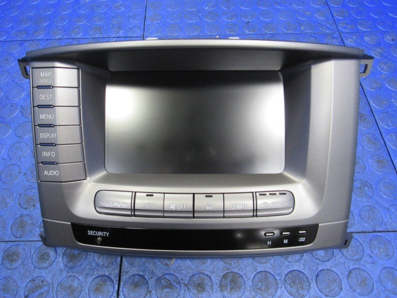 03-07 Lexus LX470 Navigation HVAC Display Screen Receiver Radio 86111-