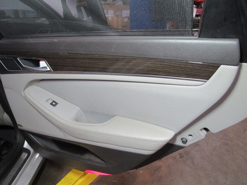 15-17 Genesis G80 Right RH Passenger Side Rear Door Trim Panel Gray