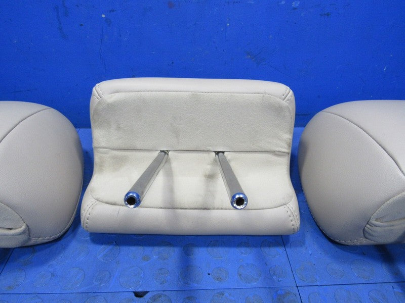 13-16 Nissan Pathfinder Rear 2nd Row Headrests Head Rests Set Tan Leat