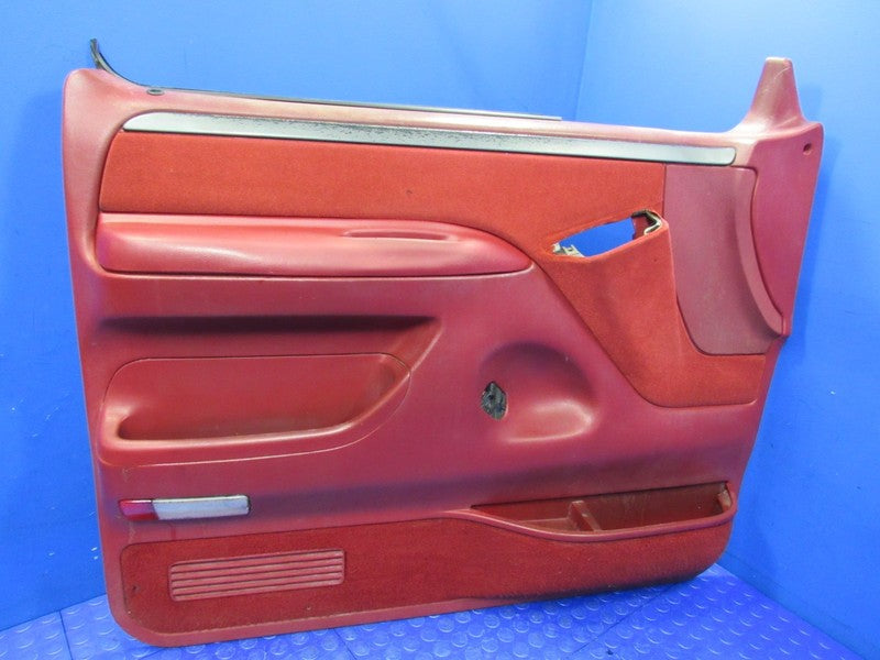 92-96 Ford F150 F250 F350 Bronco Left Right Door Panel Card Set Pair R