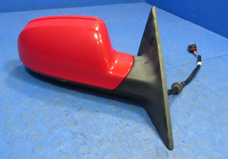 11 Audi A5 S5 Right Passenger Side Power Door Mirror With Blinker Red 