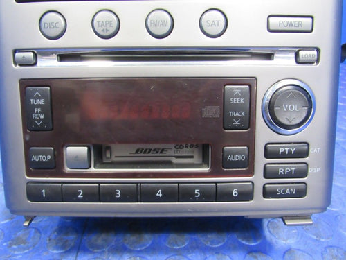 03-04 Infiniti G35 Bose Audio Radio Navigation Bezel Climate Control P
