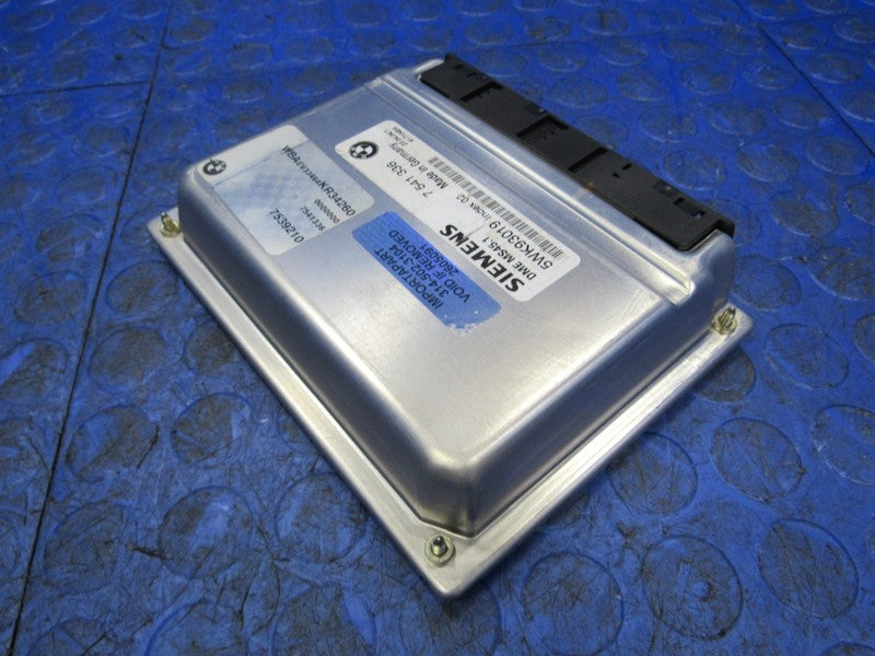 04 BMW 325i E46 AT DME EWS ECU ECM PCM Engine Computer Key Set 7536843