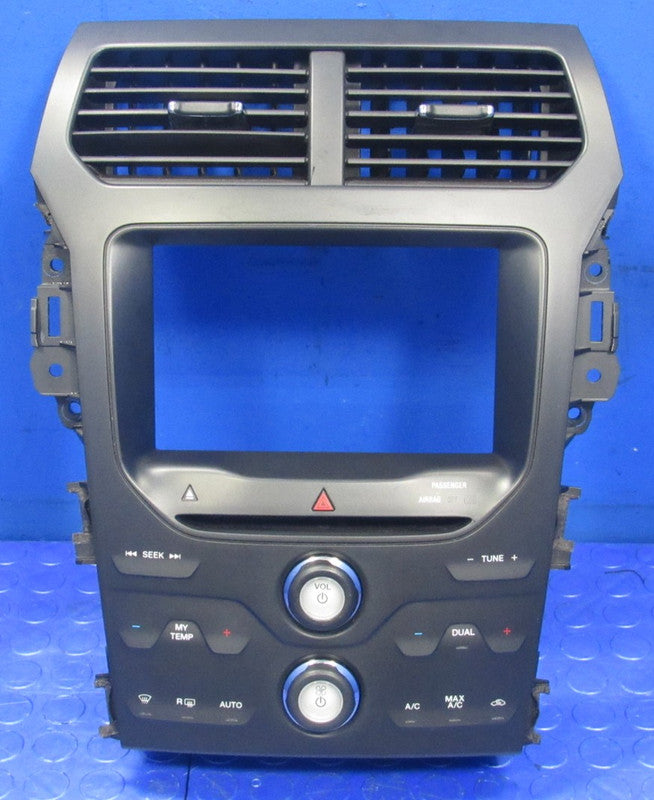 14-15 Ford Explorer 8" Climate Heater Radio Control Panel EB5T-18A802-