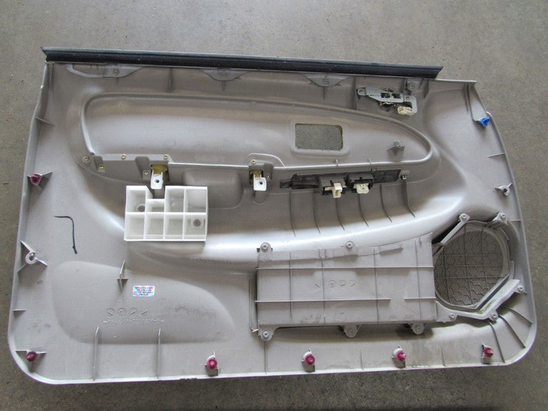 01-04 Toyota Tacoma Left Right Door Card Panel Set Power Windows Gray 