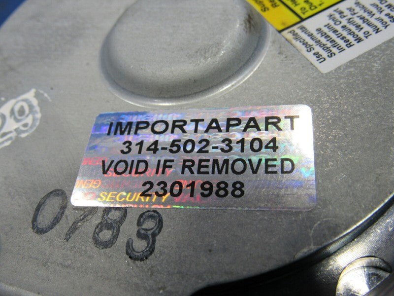 91-93 Chevrolet Corvette Driver Steering Wheel Mounted Airbag Air Bag 
