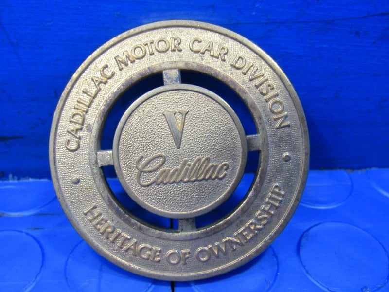 Cadillac Motor Car Division Heritage of Ownership Grille Medallion V #