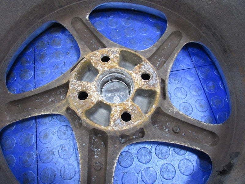 01 Mazda Miata SE Polished 5 Spoke Twist 16x6.5 OEM Wheel 4x100 +40 NB